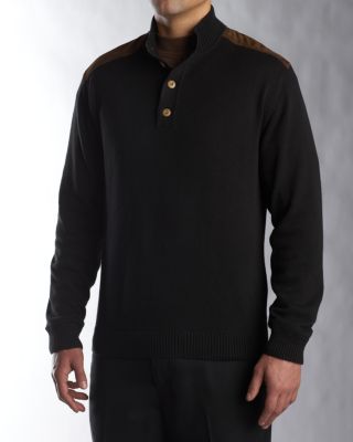 B&T Expedition Cotton Button Mock Hybrid