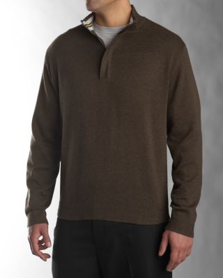 Men's B&T Billie Cotton Hybrid Half Zip Sweater