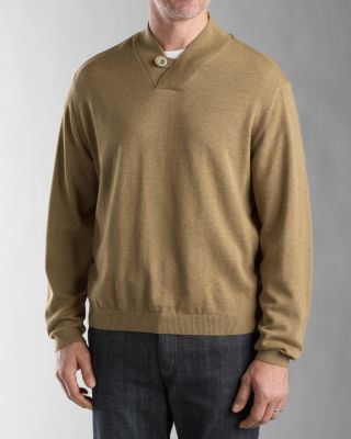 Men's Tudor Cotton Shawl Sweater