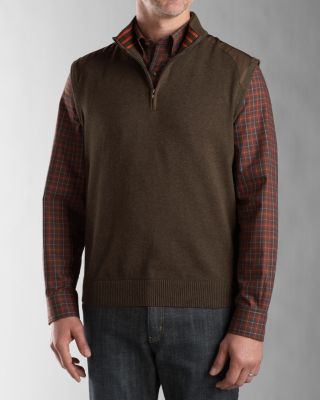 Men's B&T Shaw Hybrid Half Zip Vest
