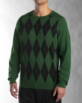 Men's Trophy Argyle Crew Sweater