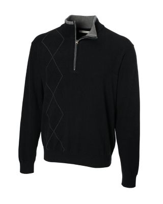 Triple Play Argyle Half Zip