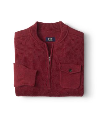 Brandywine Textured Argyle Half Zip