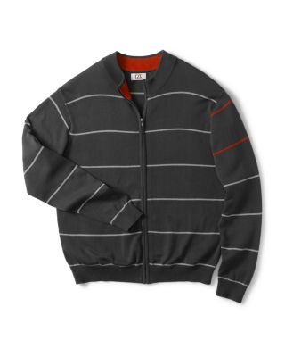Newcastle Striped Full Zip Cardigan