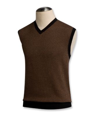 Mens Lucca Cotton Jacquard Vest