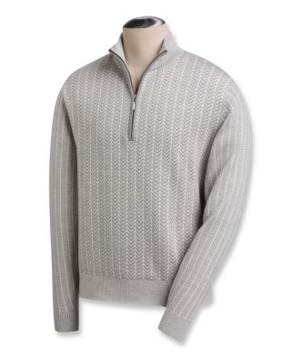 Men's Fireside Merino Herringbone Half Zip
