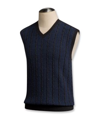 Mens Streetcar Merino Plaited Vest