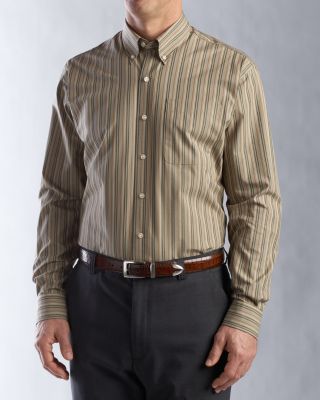 Men's L/S Midtown Stripe