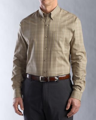 Men's B&T L/S Central Windowpane