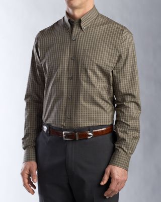 Men's B&T L/S Aires Check