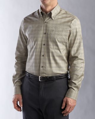 Men's Signature L/S 80/2's Villa Plaid