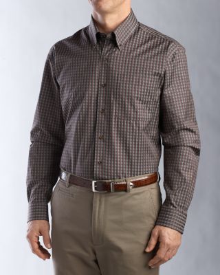Men's Signature L/S 80/2's Owen Plaid