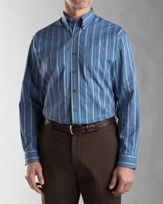 Men's B&T L/S Madrona Stripe Shirt