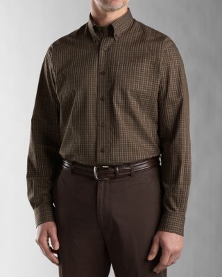 Men's B&T L/S Beacon Plaid Shirt