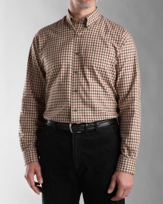 Men's B&T L/S Terrier Plaid Shirt