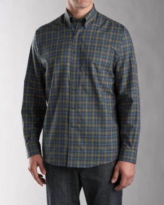 Men's B&T L/S Uplands Plaid Shirt