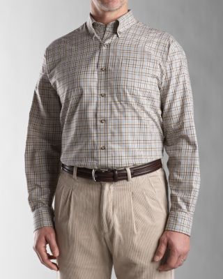 Men's B&T L/S Boundary Plaid Shirt