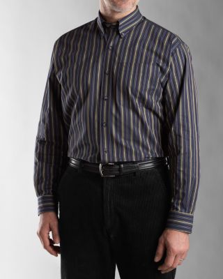 Men's L/S Castles Stripe Shirt