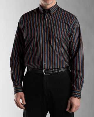 Men's B&T L/S Stone Way Stripe Shirt