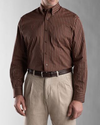 Men's B&T L/S Street Car Stripe Shirt