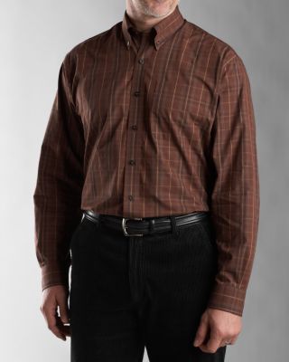 B&T L/S Barley Plaid