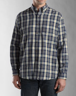 Men's B&T L/S Inlet Plaid Shirt