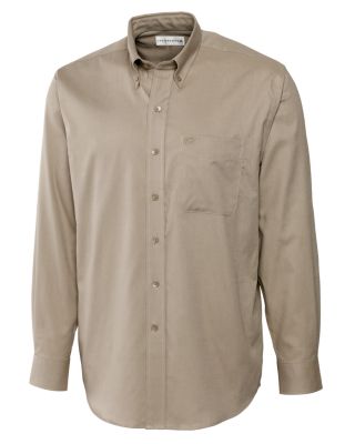 B&T L/S NAILSHEAD WOVEN SHIRT