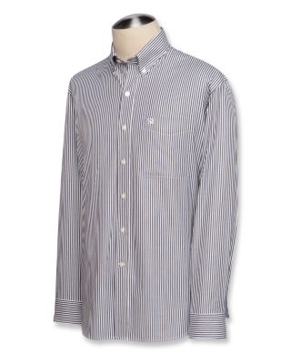 Mens B&T Mini-Bengal Poplin Shirt