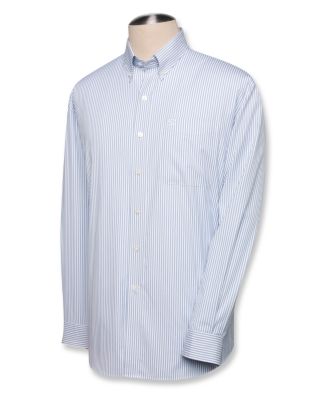 Men's Mini-Bengal Poplin Sport Shirt