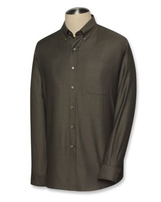 Mens Stuart Herringbone Sport Shirt