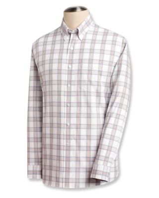 Men's L/S Royal Street Plaid Shirt