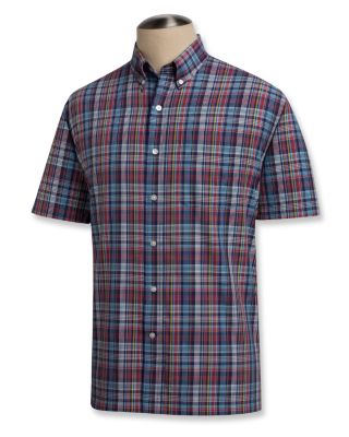Men's Jambalaya Madras Plaid Shirt