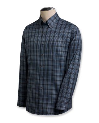 Mens L/S 80/2s Armor Plaid Shirt