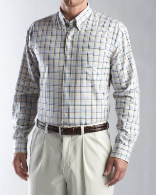 Men's L/S Crescent Plaid Shirt