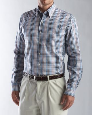 Men's Signature L/S 100/2's Newport Check Shirt