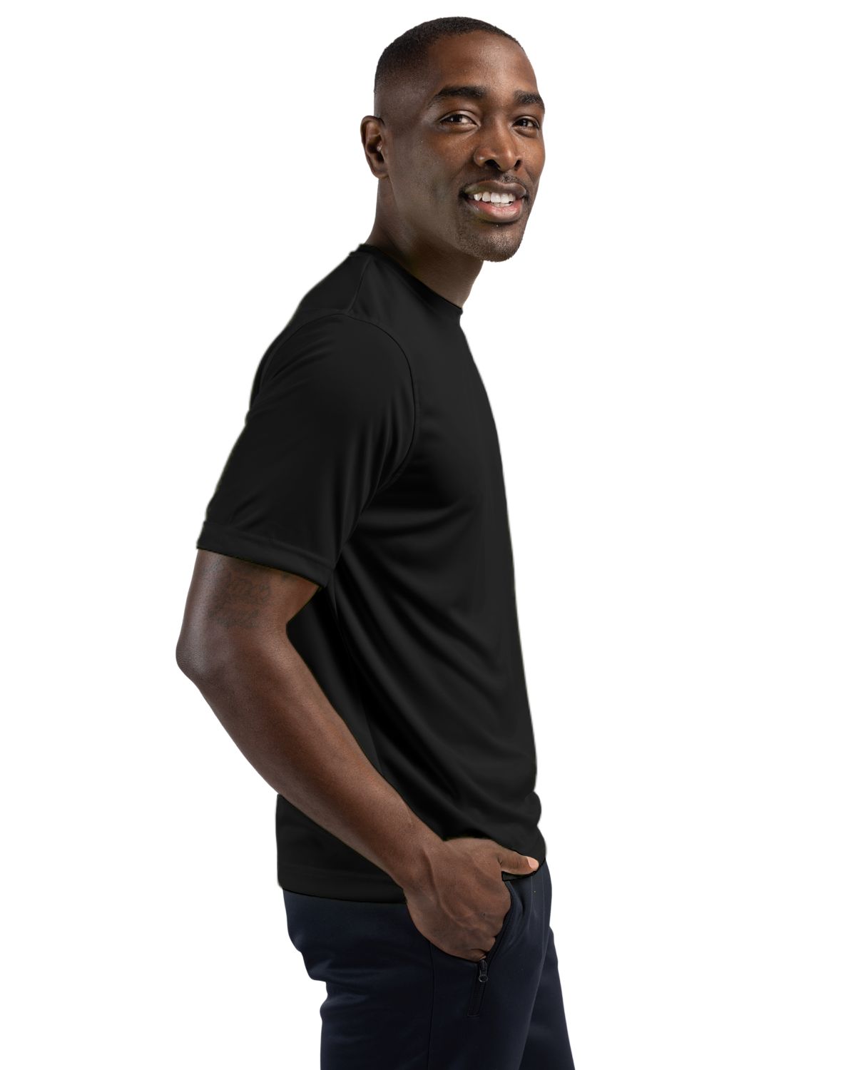 Clique Spin Solution-dyed Performance Jersey Mens Short Sleeve Tee 176