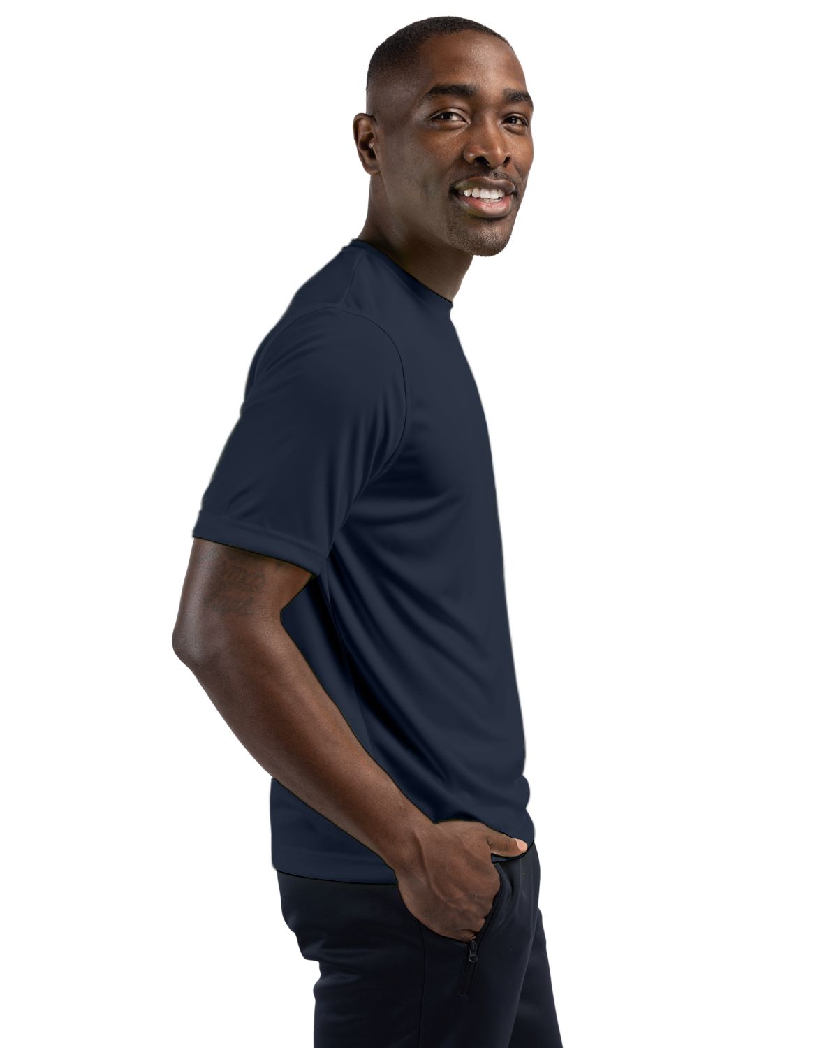 Clique Spin Solution-dyed Performance Jersey Mens Short Sleeve Tee 118