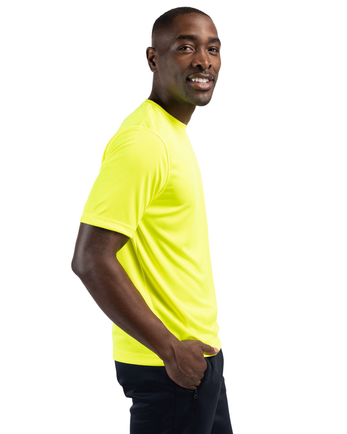 Clique Spin Solution-dyed Performance Jersey Mens Short Sleeve Tee 164
