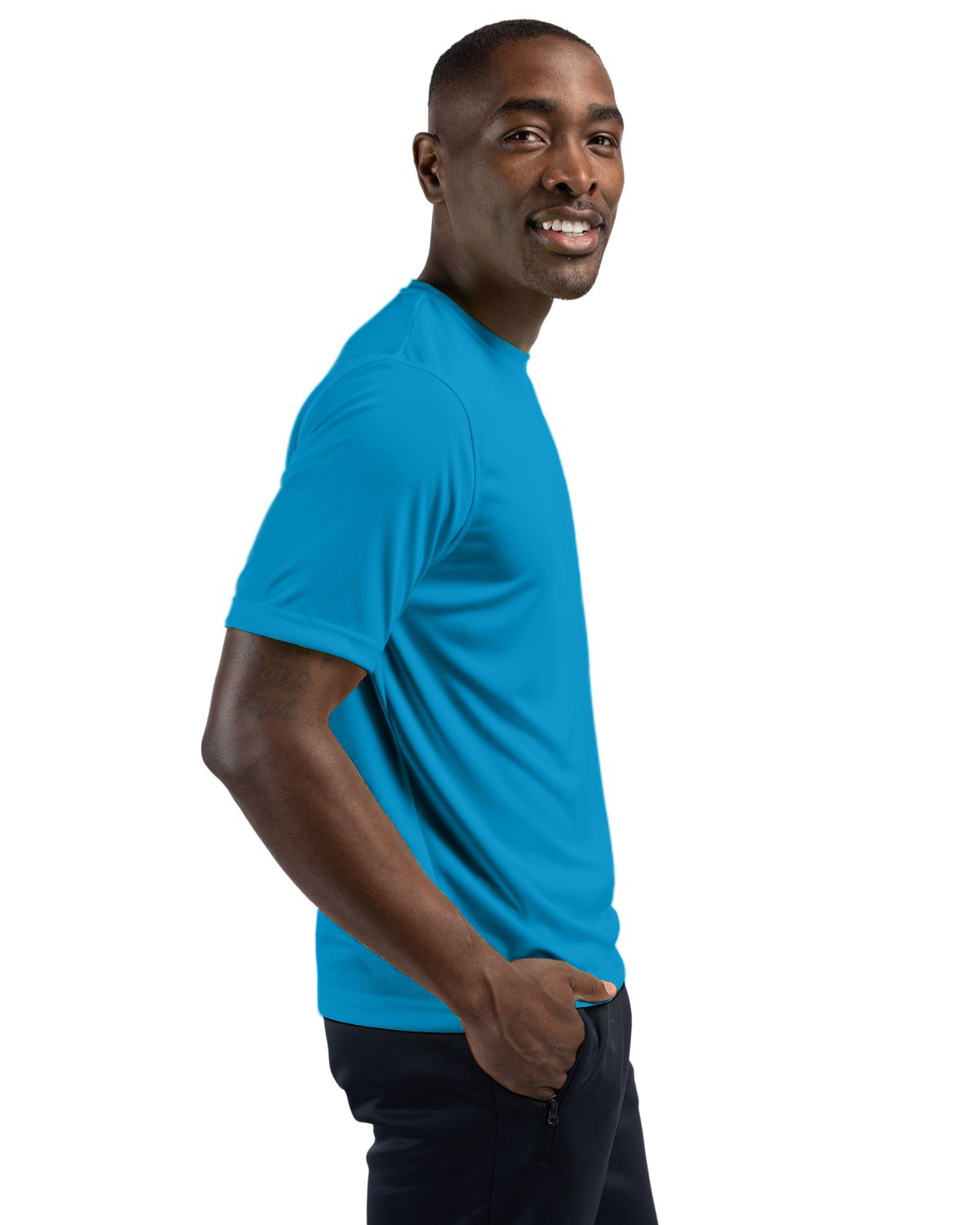 Clique Spin Solution-dyed Performance Jersey Mens Short Sleeve Tee 94