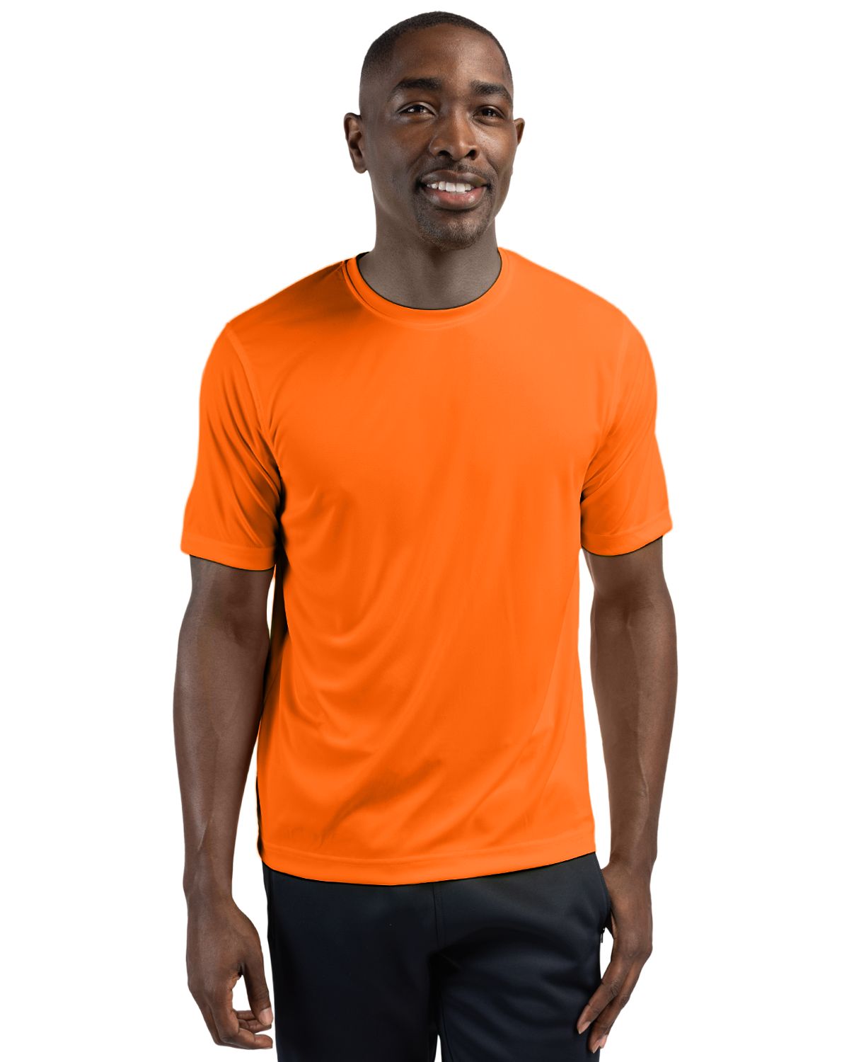 Clique Spin Solution-dyed Performance Jersey Mens Short Sleeve Tee 175