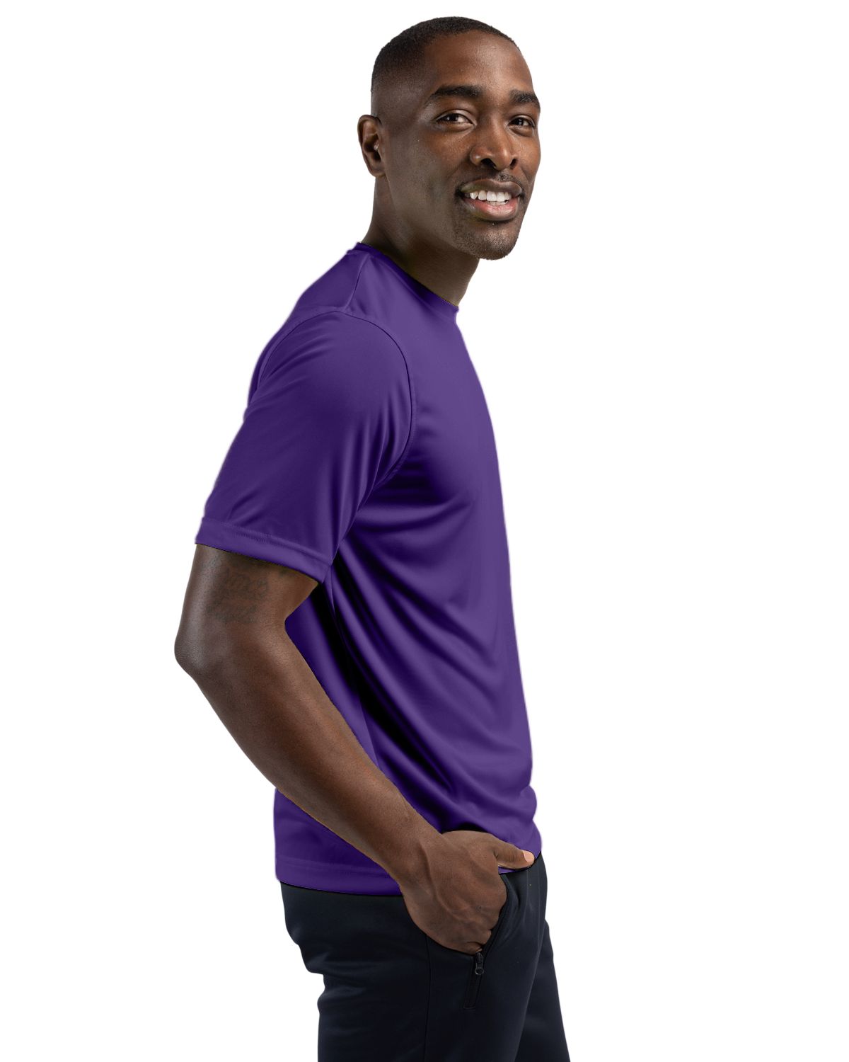 Clique Spin Solution-dyed Performance Jersey Mens Short Sleeve Tee 188