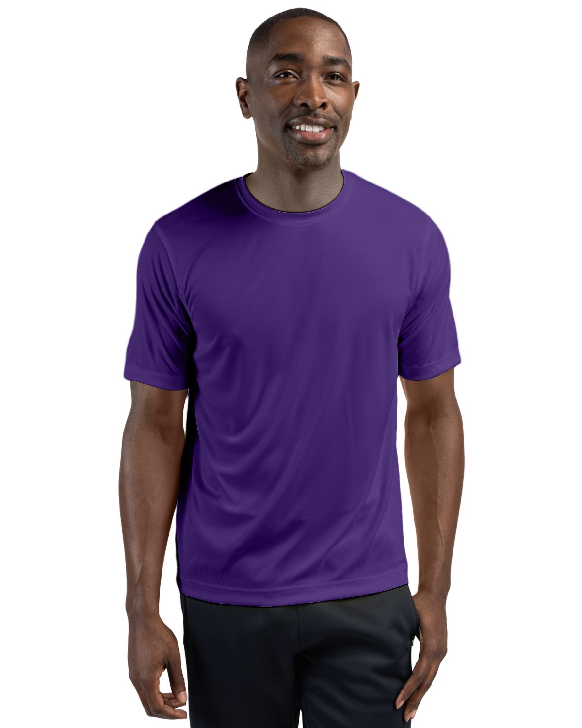 Clique Spin Solution-dyed Performance Jersey Mens Short Sleeve Tee 186