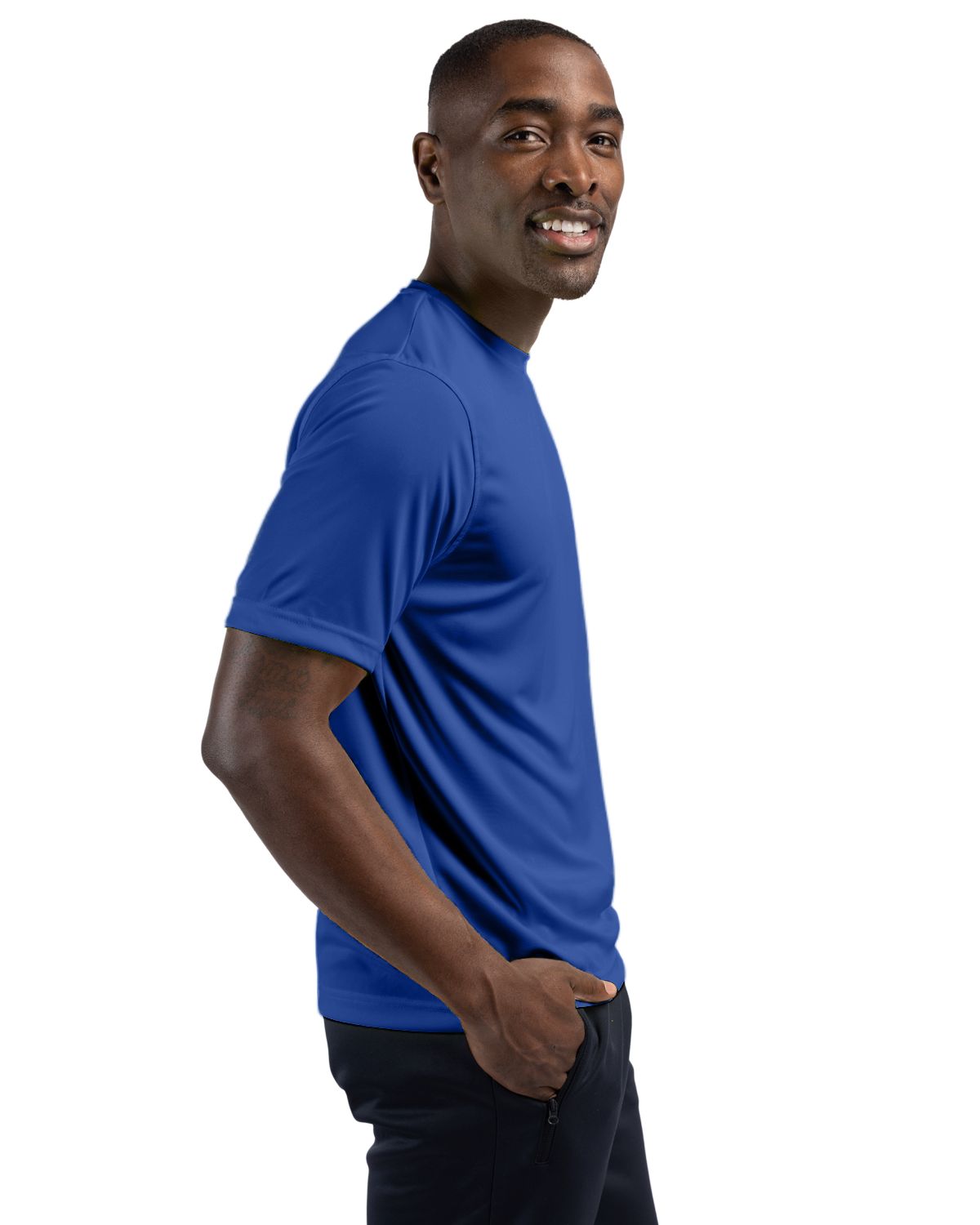 Clique Spin Solution-dyed Performance Jersey Mens Short Sleeve Tee 115