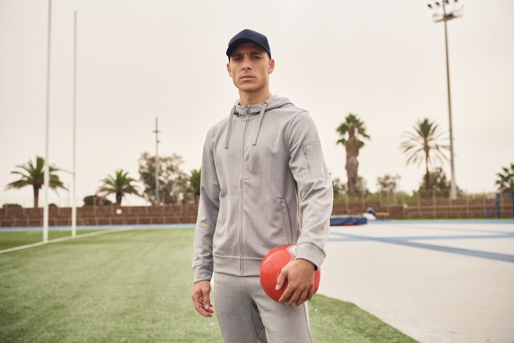 Clique Lift Solution-dyed Performance Unisex Full Zip Hooded Sweatshirt 58