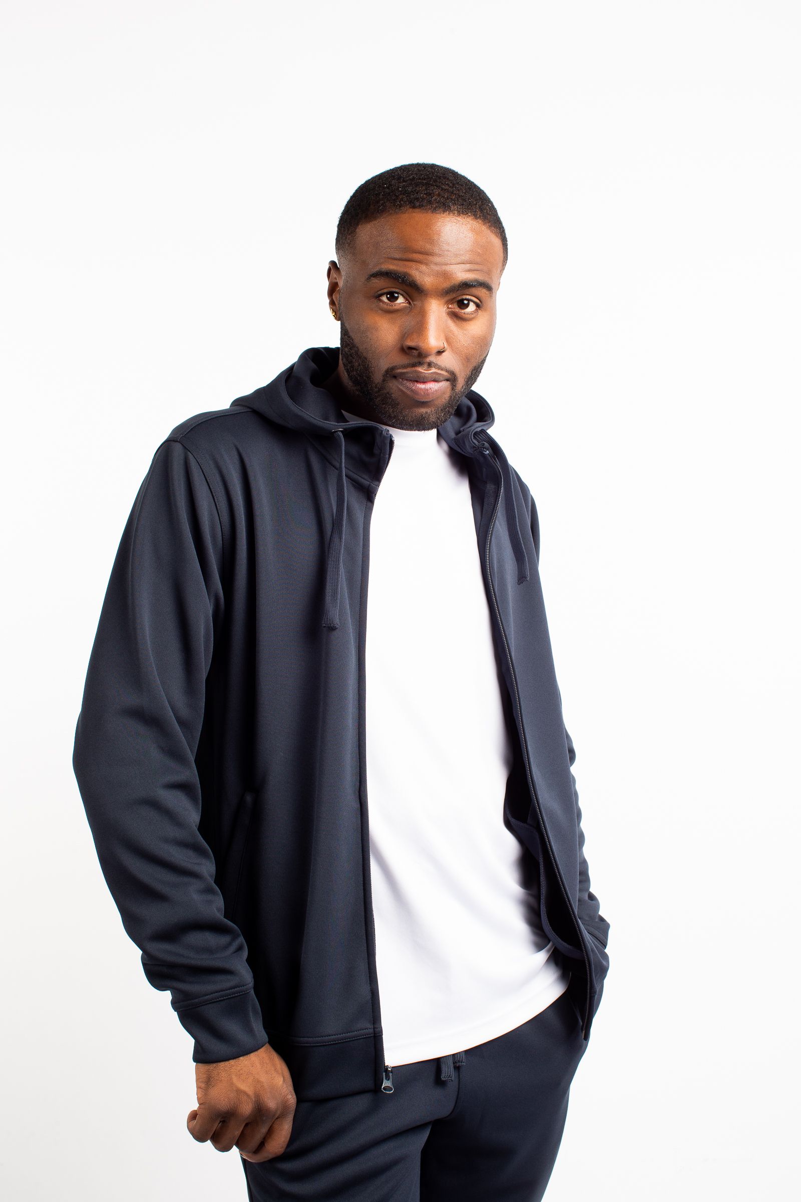 Clique Lift Solution-dyed Performance Unisex Full Zip Hooded Sweatshirt 51