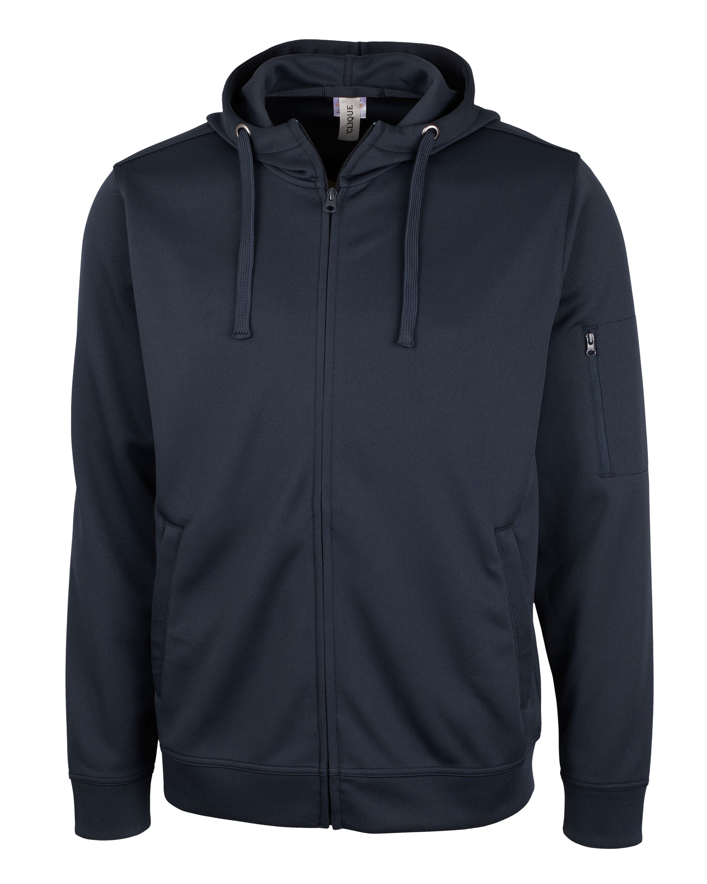 Clique Lift Solution-dyed Performance Unisex Full Zip Hooded Sweatshirt 59