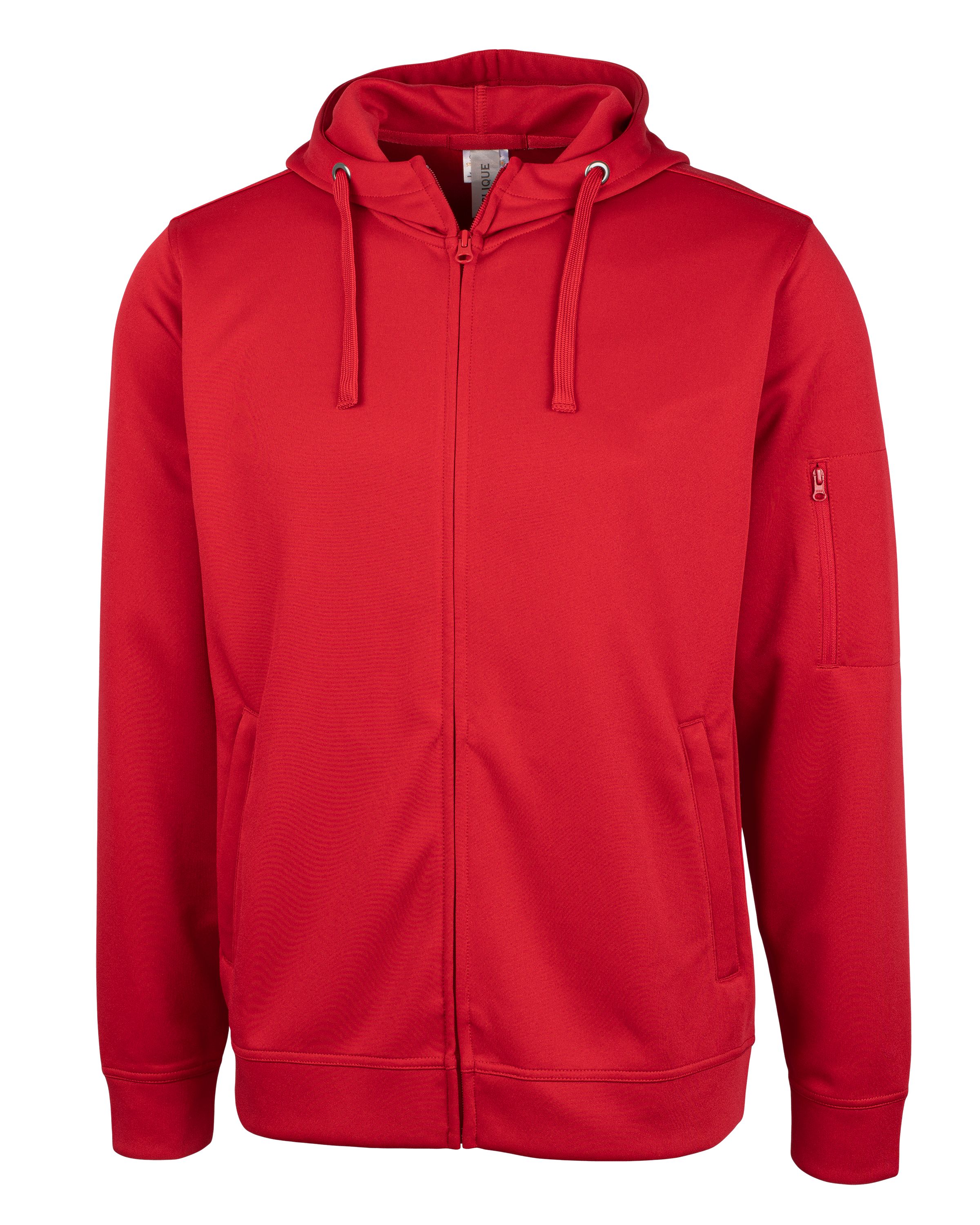 Clique Lift Solution-dyed Performance Unisex Full Zip Hooded Sweatshirt 61