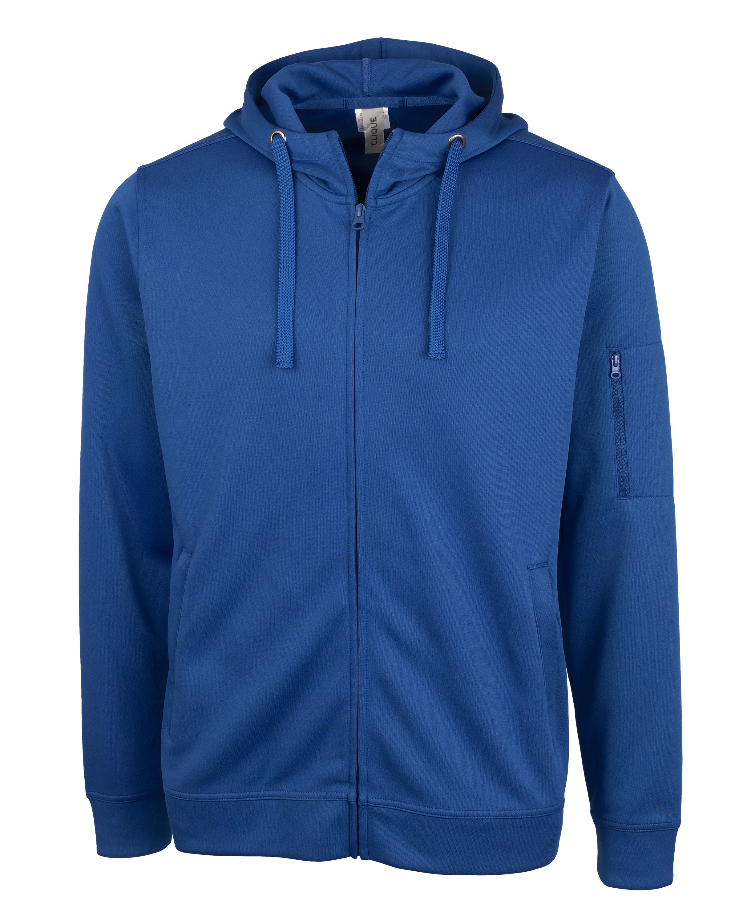 Clique Lift Solution-dyed Performance Unisex Full Zip Hooded Sweatshirt 63