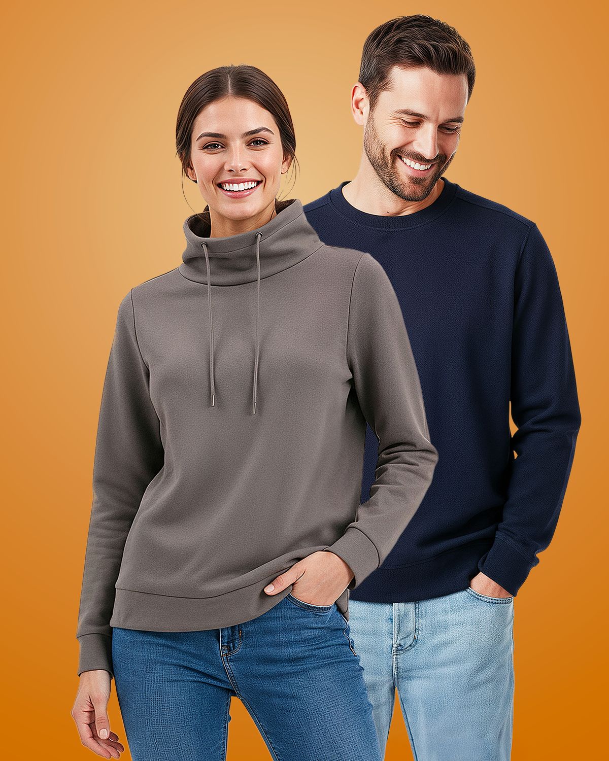 Clique Haven Recycled Mens Crewneck Sweatshirt 42