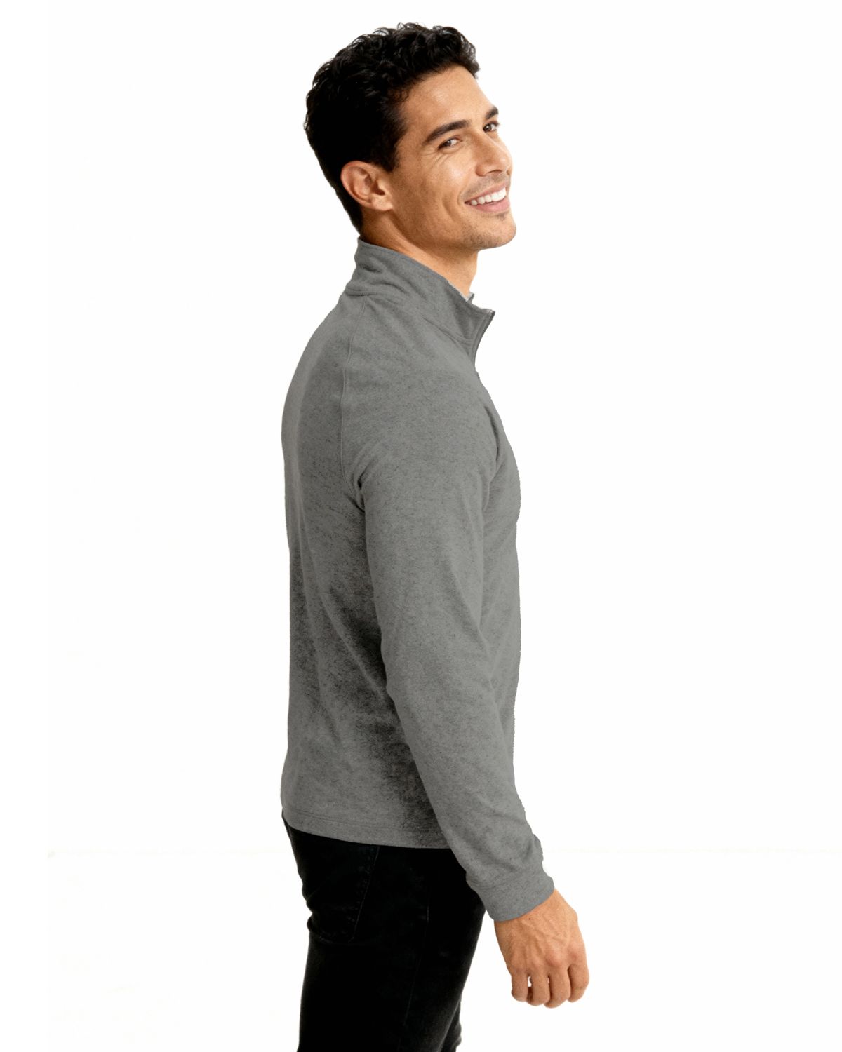 Clique Dash Recycled Mens Quarter Zip Sweatshirt 92